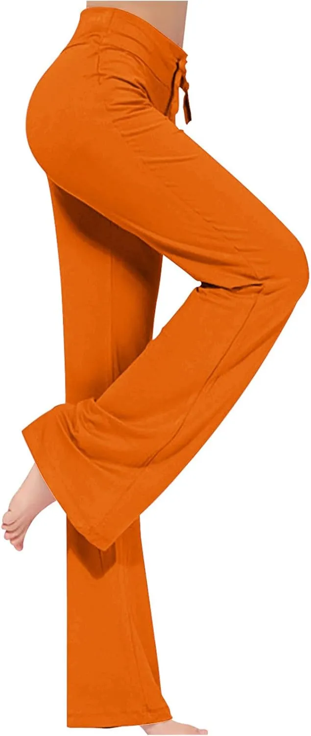 Stretchy Leggings for Women, Yoga Pants Women Fold Over Waist,High Waisted Leggings for Women