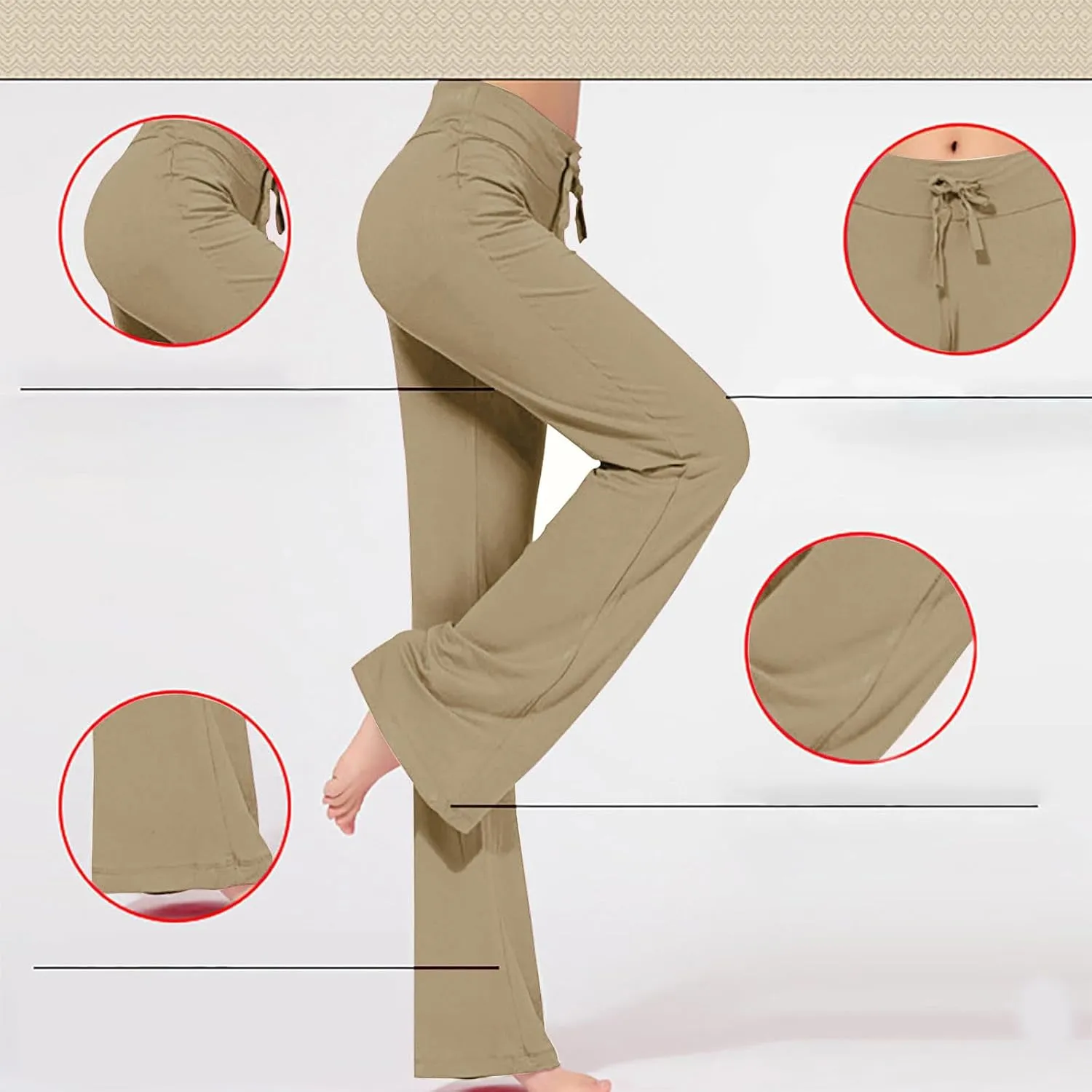 Stretchy Leggings for Women, Yoga Pants Women Fold Over Waist,High Waisted Leggings for Women