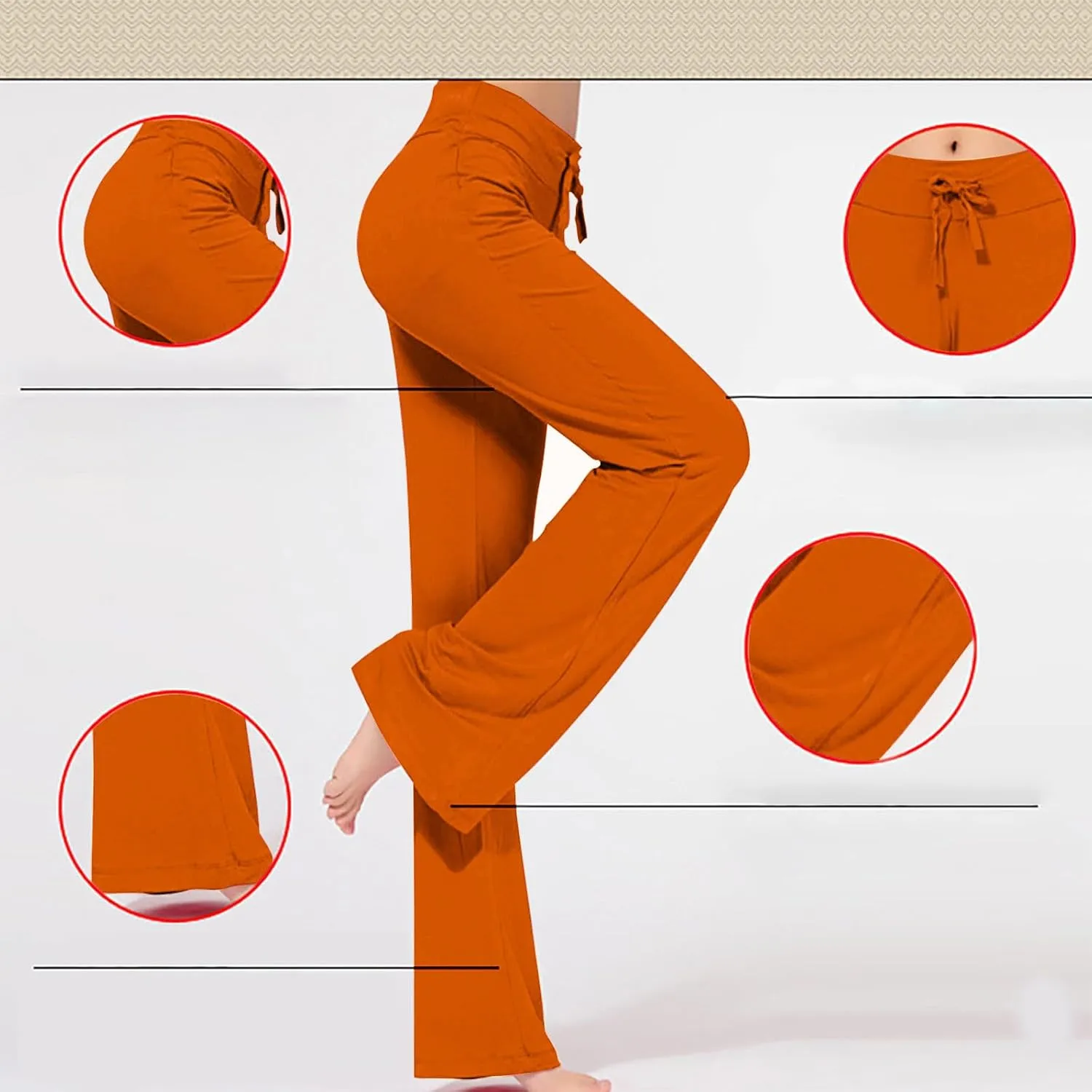 Stretchy Leggings for Women, Yoga Pants Women Fold Over Waist,High Waisted Leggings for Women