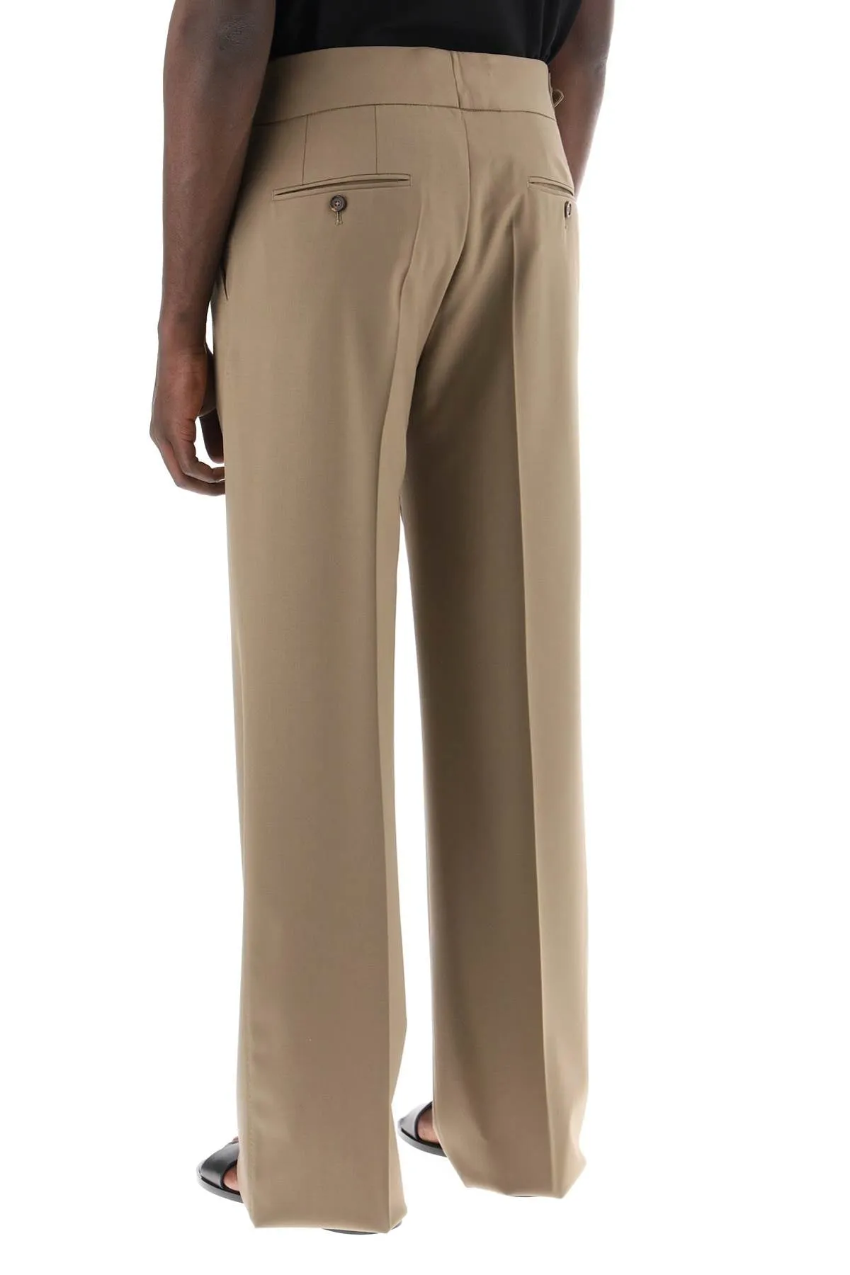 TAILORED STRETCH TROUSERS IN BI-ST