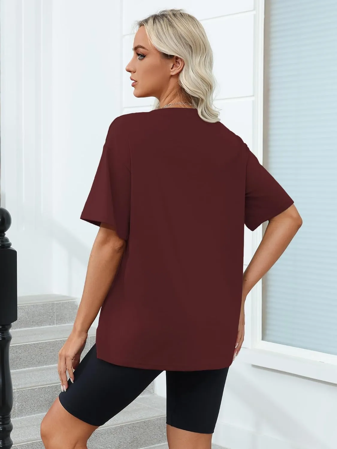 TAKEYAL Women Los Angeles Graphic T Shirts California Letter Print Short Sleeve Tee Loose Casual Tops