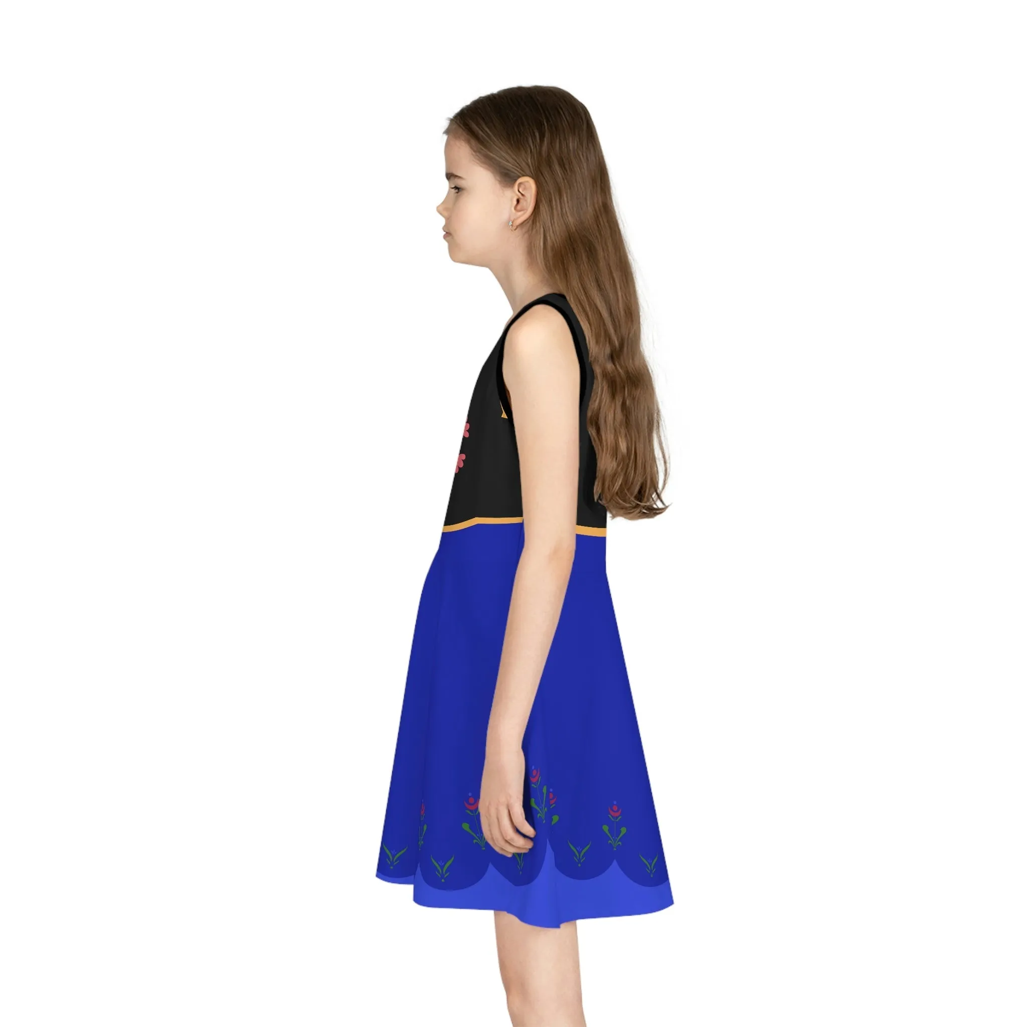 The Anna Girls' Sleeveless Sundress