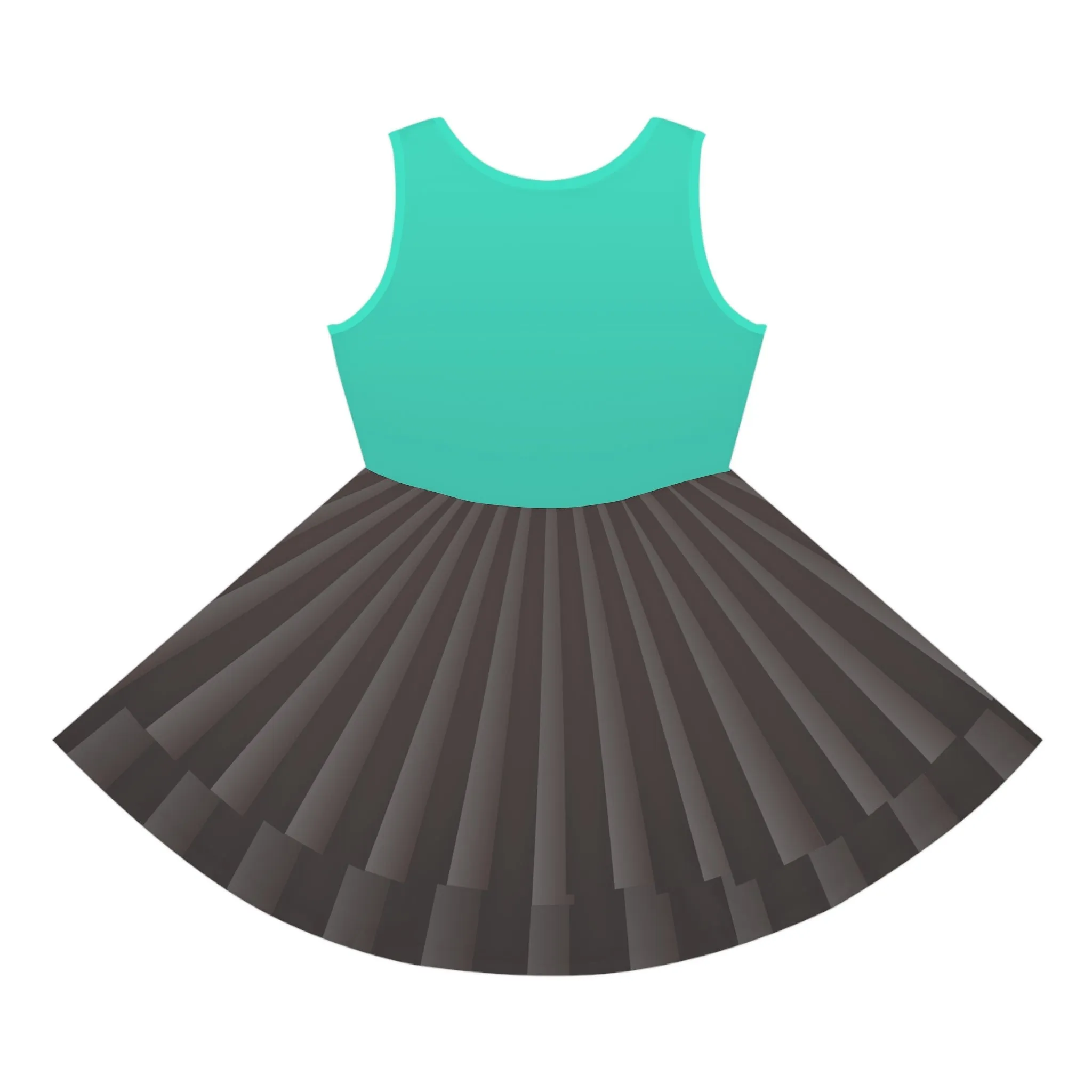 The Glitch Racer Girls' Sleeveless Sundress