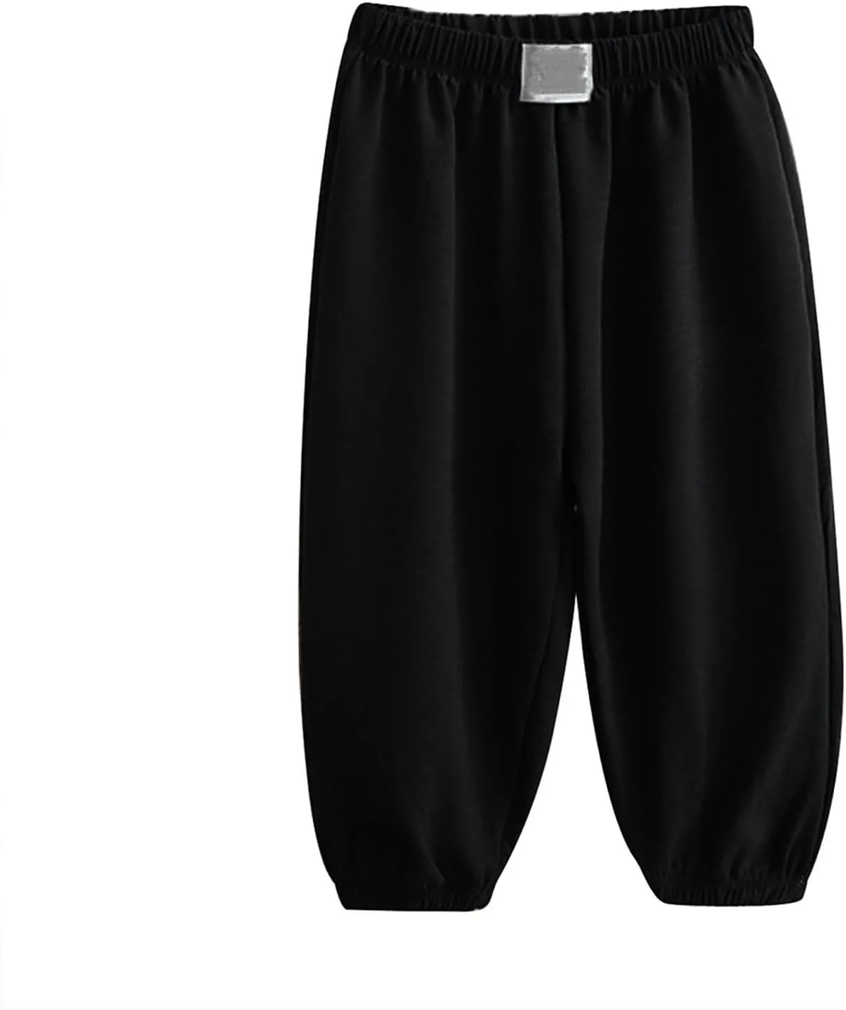 Toddler Boys Elastic Waist Baggy Sweatpants Kids Girls Breathable Comfy Aesthetic Joggers Plain Loose Athletic