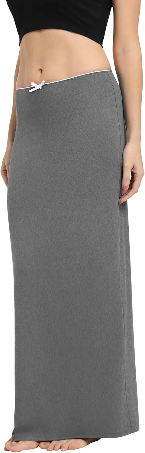 Urban CoCo Women's Elastic Waist Long Maxi Skirt Flowy Summer Beach Skirt for Vacation