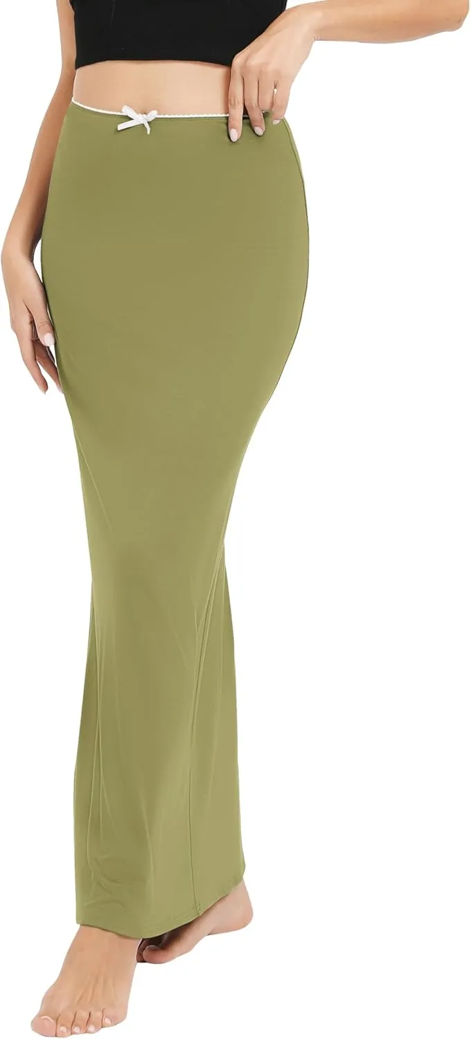 Urban CoCo Women's Elastic Waist Long Maxi Skirt Flowy Summer Beach Skirt for Vacation