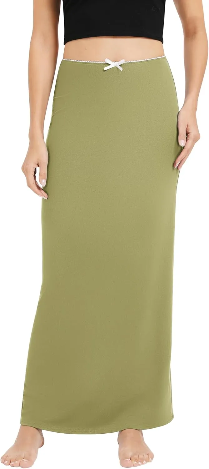 Urban CoCo Women's Elastic Waist Long Maxi Skirt Flowy Summer Beach Skirt for Vacation