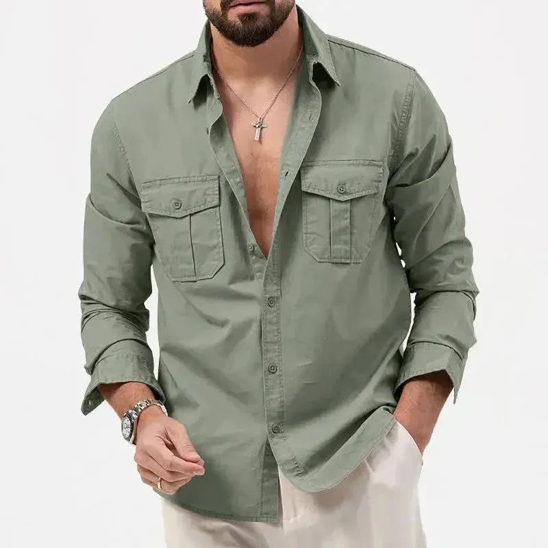 Vintage Long Sleeve Shirt - Cross & Crown