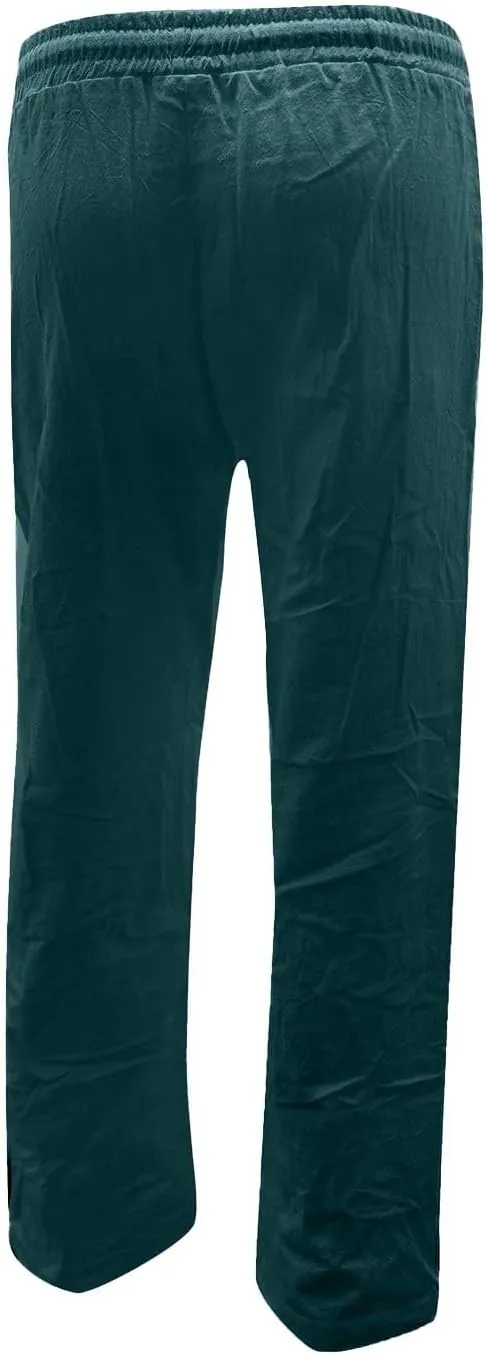 Women High Waisted Wide Leg Pants Casual Drawstring Elastic Trousers Comfy Straight Leg Work Clothes for Women